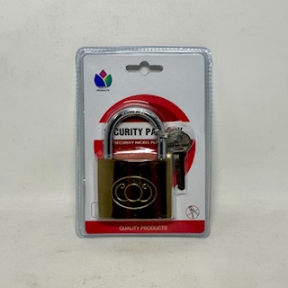 QUALITY PRODUCTS SECURITY PADLOCK 63MM GOLD