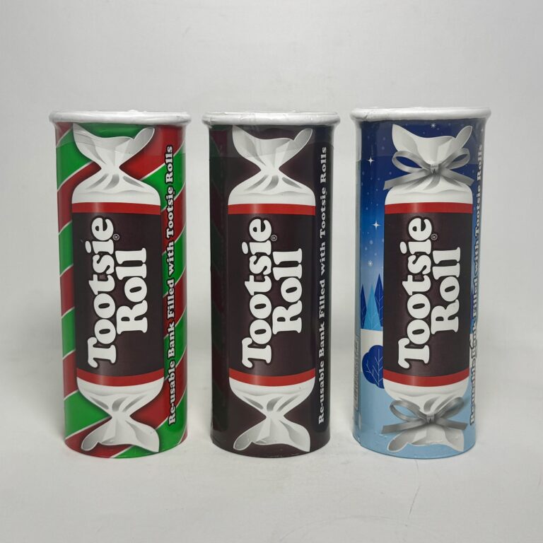 TOOTSIE ROLL RE-USABLE BANK FILLED W/ CANDY 5.7 OZ